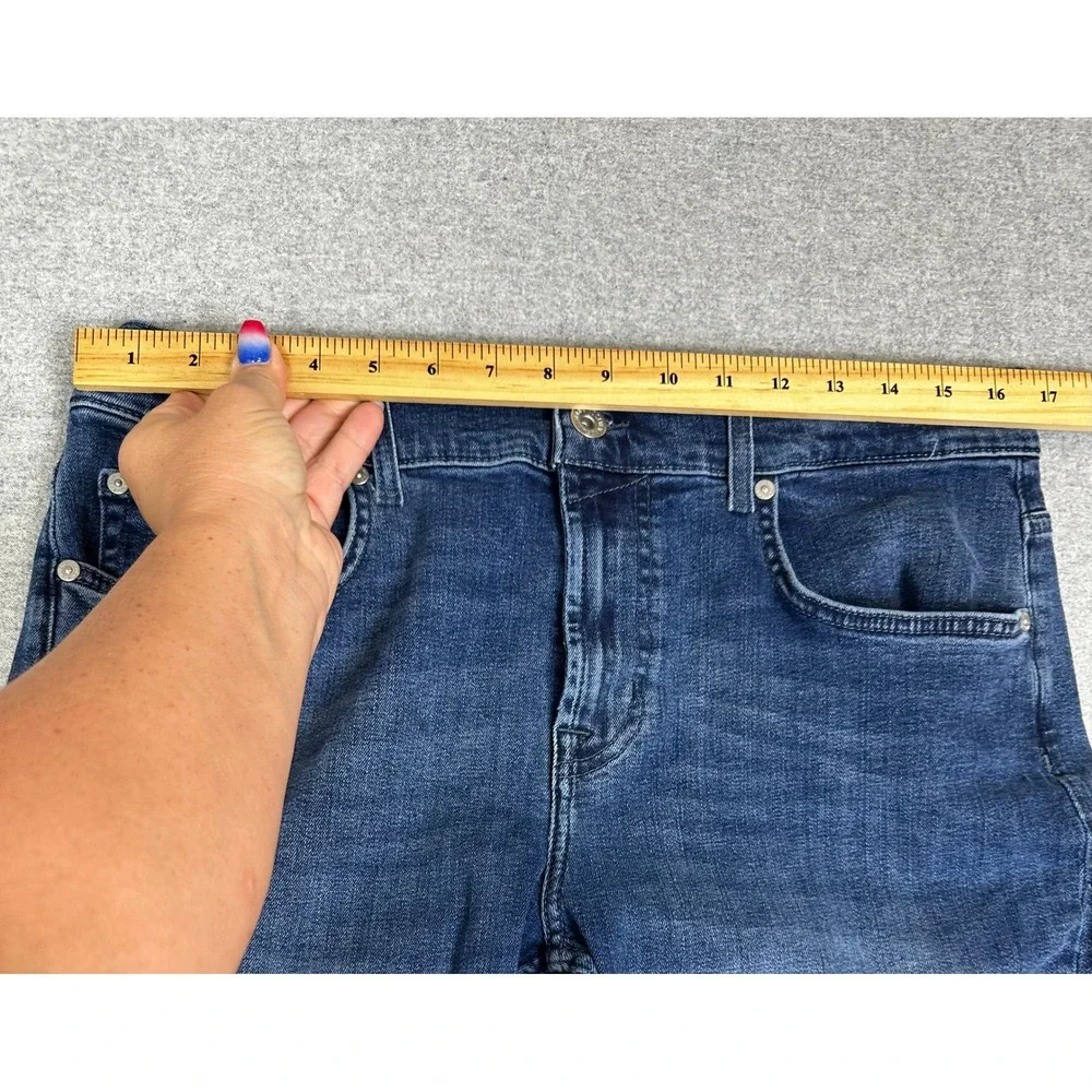 7 For All Mankind Paxtyn Jeans Mens 34x29 Blue Skinny Stretch Denim